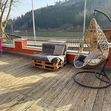 Terrassenwohnung Mit Donaublick 오베른첼 외부 사진