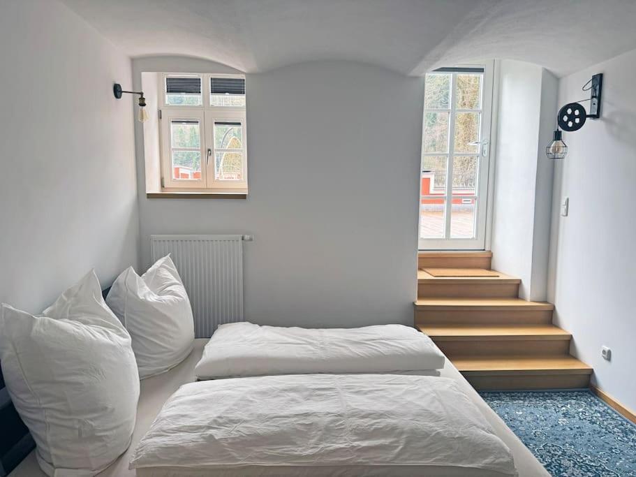 Terrassenwohnung Mit Donaublick 오베른첼 외부 사진